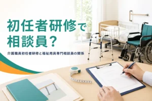 介護職員初任者研修で福祉用具専門相談員になれるかと、2015年の変更点を解説する記事のアイキャッチ